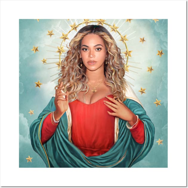 Saint Beyoncé Wall Art by Gedogfx